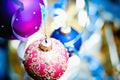 Closeup Christmas ball Royalty Free Stock Photo