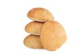 Closeup of ciabatta bread rolls Royalty Free Stock Photo