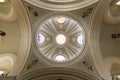 Closeup of the Civita Castellana Cathedral\' dome inside