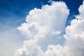Closeup cloud background on blue sky Royalty Free Stock Photo