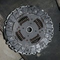 closeup of a clutch plate with friction disc Royalty Free Stock Photo