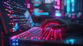 Closeup coding html and programming on screen laptop, development web, developer