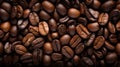 Closeup of Coffee Beans: Minimalistic and Superb Clean Image AI Generated Royalty Free Stock Photo