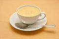 Closeup of coffee with milk Royalty Free Stock Photo