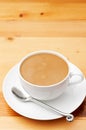 Closeup of coffee with milk Royalty Free Stock Photo