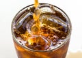 Closeup of cola Royalty Free Stock Photo