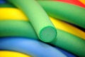Closeup of colorful Silicon Rubber Cord