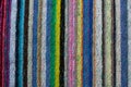 Closeup of a colorful striped beach towel Royalty Free Stock Photo