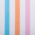 Closeup of colorful striped textile as background or texture Royalty Free Stock Photo