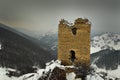 Closeup of Coltesti fortress