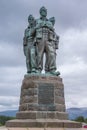 Closeup of Commando Memorial, Scotland. Royalty Free Stock Photo