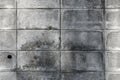 Closeup concrete block wall