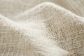 Closeup of cotton fabric texture highlighting the delicate weave and natural fibers softness in every thread