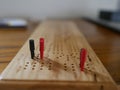 Cribbage Board Game Closeup Royalty Free Stock Photo
