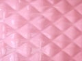 Closeup and crop bathroom pink tiles pattern background and wallpaper Royalty Free Stock Photo