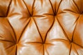 Closeup and crop brown sofa Leather background