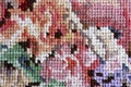 Closeup of crossstitch