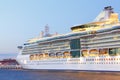 Closeup Cruise Ship Royalty Free Stock Photo