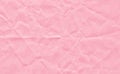 Closeup crumpled light pink paper texture background, texture.Pink paper sheet board with space for text ,pattern or abstract back Royalty Free Stock Photo