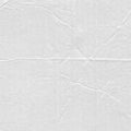 Closeup crumpled white or light grey paper texture background, texture.White paper sheet board with space for text ,pattern or abs