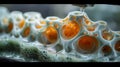 Closeup of a 3D printer creating a plastic component.AI generated