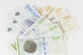 Danish currency Royalty Free Stock Photo