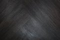 Closeup dark wood vinyl tile floor texture