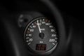 Closeup dashboard of mileage car Royalty Free Stock Photo