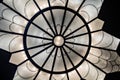 Closeup of a Decorative Ceiling Light Royalty Free Stock Photo