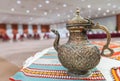 Closeup of decorative antique Arabian teapot