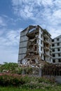 Closeup of a demolished appartment Royalty Free Stock Photo
