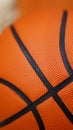 Closeup detail of basketball ball texture background Royalty Free Stock Photo