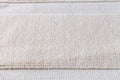 Closeup detail of beige carpet texture Royalty Free Stock Photo