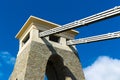 Closeup of Detail of Clifton Suspension Bridge, Bristol, Avon, England, UK Royalty Free Stock Photo