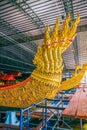 Closeup Detail of Royal Barge in Bangkok Royalty Free Stock Photo