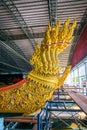 Closeup Detail of Royal Barge in Bangkok Royalty Free Stock Photo