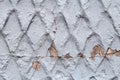 Old Exterior Wall with Beautiful Symmetric Diamond / Rhombus Pattern - Building Details