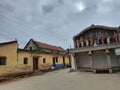 Closeup of Devanahalli Venugopala Swamy Temple with Lord Venkateshwara Marriage and Padmanabha Swamy Statue with Lakshmi