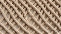 Closeup of Diagonal Lines of Textures in Beige Macrame: Minimalistic and Superb Clean Image AI Generated