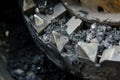 closeup of diamondtipped coal drill head Royalty Free Stock Photo