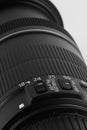 Closeup of a digital camera lens Royalty Free Stock Photo