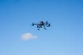 Dji Matrice M300 in flight Royalty Free Stock Photo