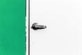 Closeup Door with metal door knob Royalty Free Stock Photo