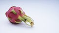 Closeup of dragon fruit on white background. Royalty Free Stock Photo