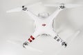 Closeup of Drone quadrocopter Dji Phantom 3 Advanced