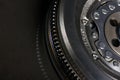 Closeup of Dual-Mass Flywheel Royalty Free Stock Photo