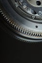 Closeup of Dual-Mass Flywheel Royalty Free Stock Photo