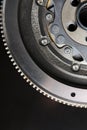 Closeup of Dual-Mass Flywheel Royalty Free Stock Photo