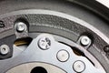 Closeup of Dual-Mass Flywheel Royalty Free Stock Photo