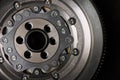Closeup of Dual-Mass Flywheel Royalty Free Stock Photo